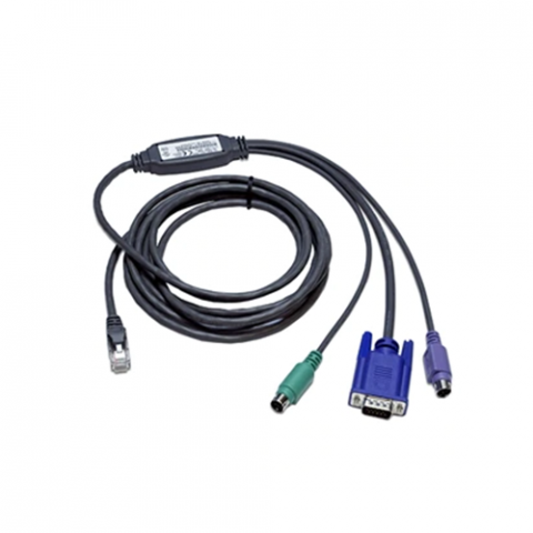 10-foot USB/VGA CAT5 integrated access cable for Dell DAV2108 and DAV2216