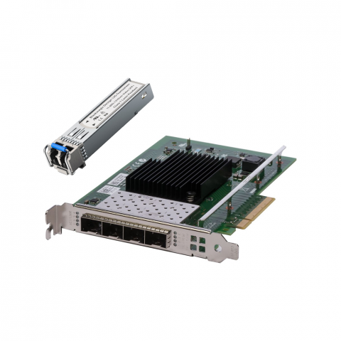 DELL Intel X710 10GB SFP+ Quad Port 10G NIC (excluding SFP+Optics/DA cable)