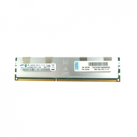49Y1435 - 4GB (1x4GB, 2Rx4, 1.5V) PC3-10600 CL9 ECC DDR3 1333MHz LP RDIMM