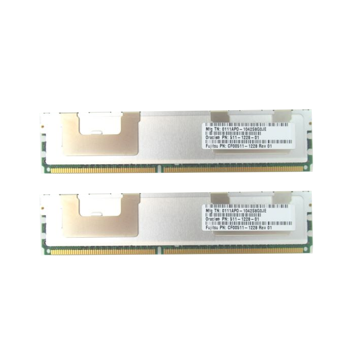 SUN ORACLE 64GB 8X 8GB RAM 2RX4 PC2-5300G DDR2 240 PIN 511-1228-01 CF00511-1228