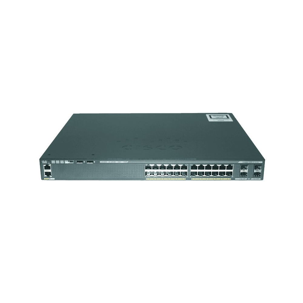 WS-C2960X-24PS-L - Catalyst 2960-X 24 GigE PoE 370W, 4 x 1G SFP, LAN Base